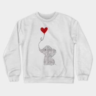 Geometric elephant Crewneck Sweatshirt